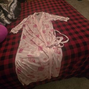 Simms Pink Floral Women's Robe